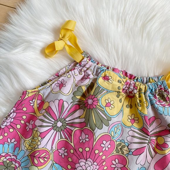 Hanna Andersson floral pink pillowcase shift dress - Picture 6 of 7